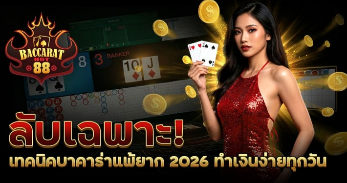 เทคนิคบาคาร่าแพ้ยาก 2026 ทำเงินง่ายทุกวัน