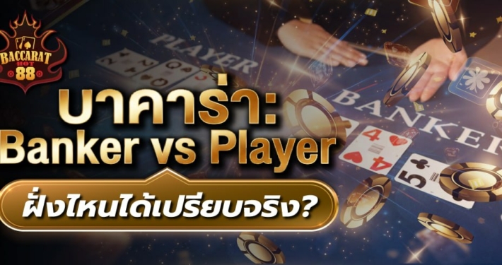 บาคาร่า Banker vs Player ฝั่งไหนได้เปรียบจริง? เปิดสถิติที่คนส่วนใหญ่เข้าใจผิด